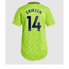 Manchester United Christian Eriksen #14 Tredje Tröja Dam 2022-23 Korta ärmar